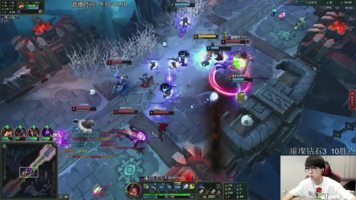 普朗东细腻操作，战争女神成功掌管比赛，十七杀拿下胜利