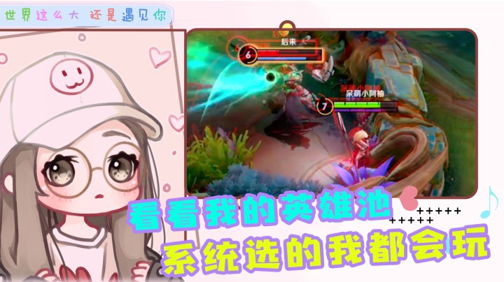 输赢无所谓，主要是让你们看看我的英雄池