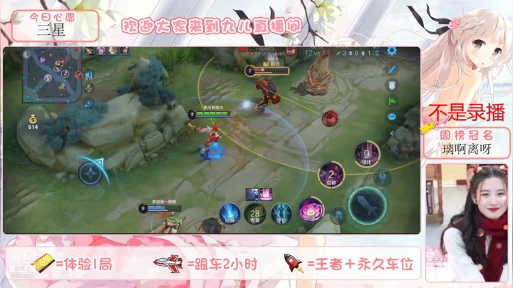 【王者荣耀】九儿技术还行的精彩时刻 20210514 15点场