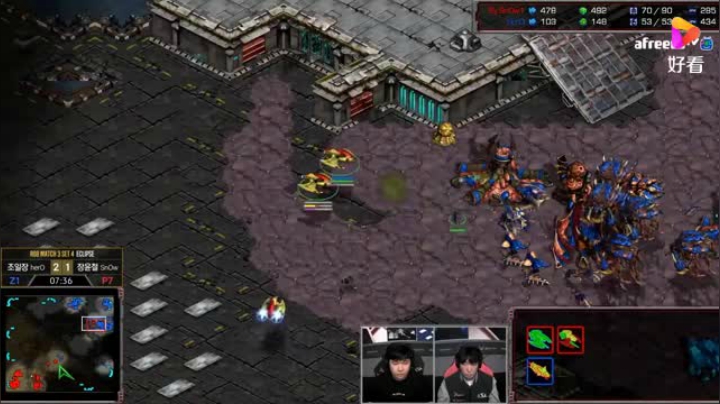 星际争霸ASL11 R8 Snow vs ByherO 04
