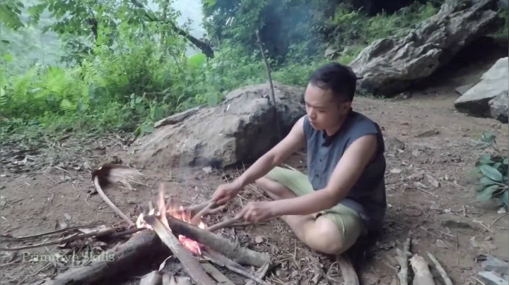 第一季 P3_原始技能：捕蟹【真人我的世界-空手发展-单人炼铁】 (3)