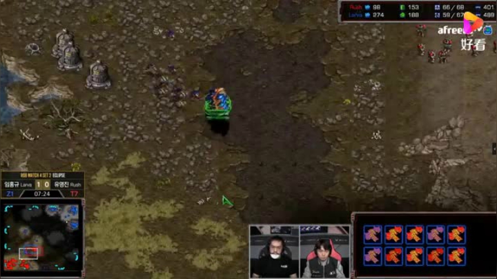 星际争霸ASL11 R8 Larva vs Rush 02