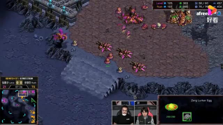 星际争霸ASL11 R8 Larva vs Rush 01