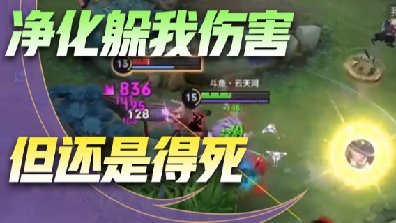 净化躲我伤害，有点东西啊但还是得死。