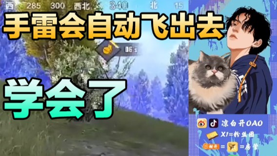 凉白开OAO.手雷会自动飞出去学会了