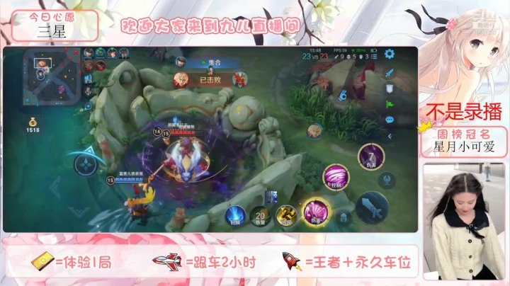 【王者荣耀】九儿技术还行的精彩时刻 20210522 17点场