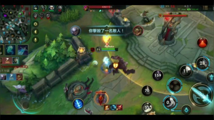 【抢鲜体验】LOL手游开团手皎月01