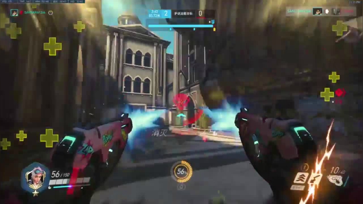 第一次见到主动找猩猩打架的猎空，真就白给呗