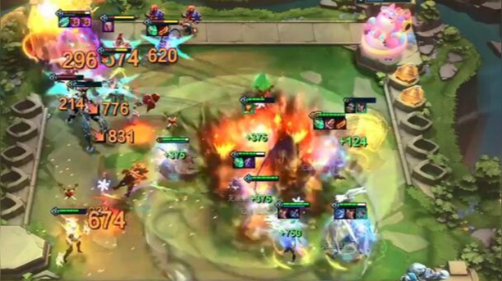 云顶之弈：四游侠三星厄斐流斯，伤害爆炸，成功吃鸡