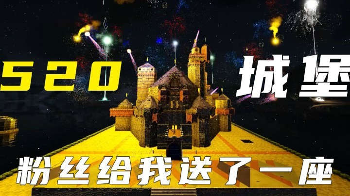 【一条小团团】520，粉丝给我送了一座城堡