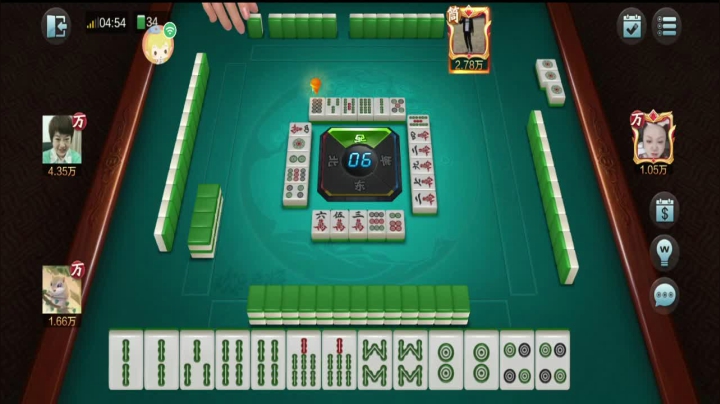 做庄 对家 胡4次