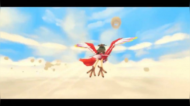 《塞尔达传说：天空之剑HD》新实机片段，林克骑鸟飞行