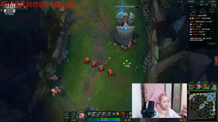 我的风女保人能力强的一批，你看对面被我打得直接18投