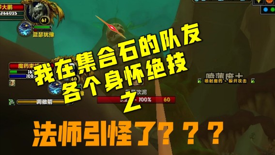 【小草莓】我在集合石组的队友 各个身怀绝技 之 法师引怪了