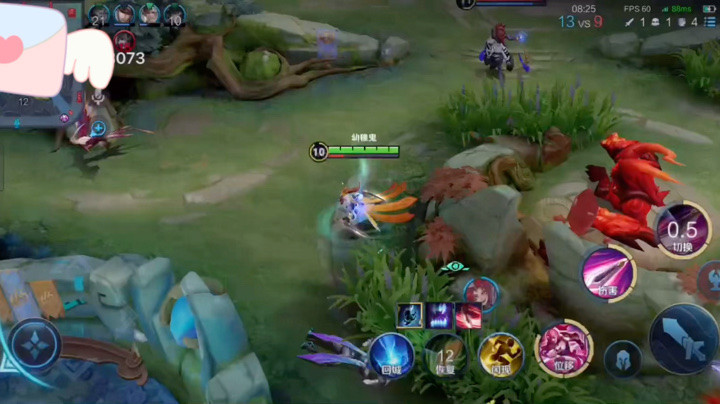 王者30星木兰1v2极限反杀