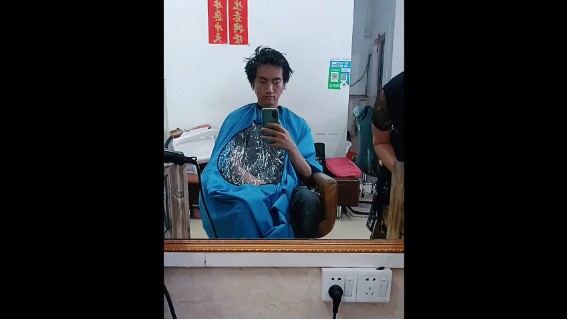 出来剪头发