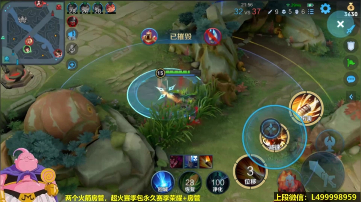 【王者荣耀】大魔王夏天天丶的精彩时刻 20210529 09点场