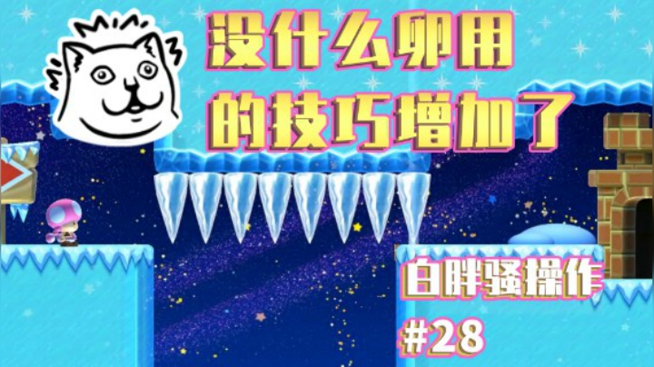 【白胖骚操作】28期 - 没用的技巧，增加了《马里奥制造2》