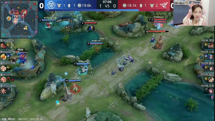 【2021-05-26 17点场】是小鹿哇：比赛：QG vs RW侠