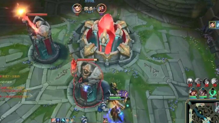 赵信伤害爆炸，成功拿下十八杀，轻松胜利