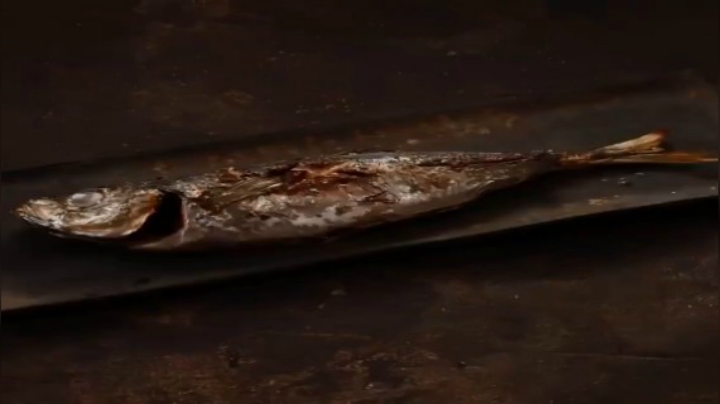 【鱼友杂谈】教大家如何烤制在《尼尔：自动人形》中主角吃了直接进K结局的竹荚鱼。