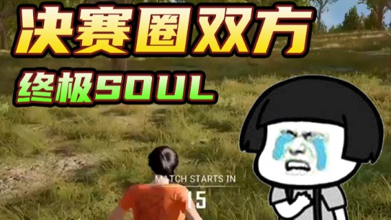 决赛圈双方终极soul，敌方走位太过风骚，遗憾第二