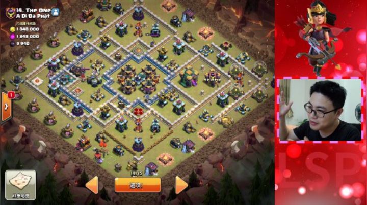 部落冲突：联赛日常14本天女猪矿