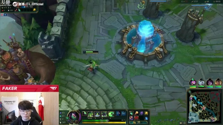 【faker】中单阿卡丽，靠着灵活的拉扯在线上打爆对面，带领队友赢得比赛