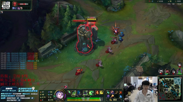 【英雄联盟】金咕咕金咕咕doinb的精彩时刻 20210605 00点场