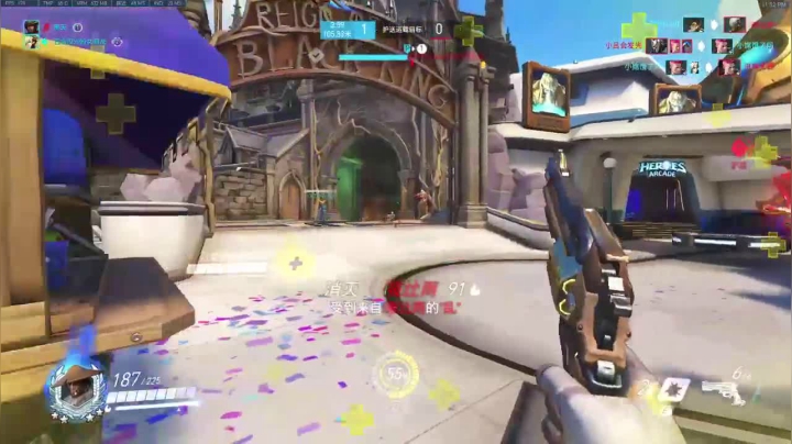 麦克雷伤害爆炸，大招一开，一枪一个小朋友