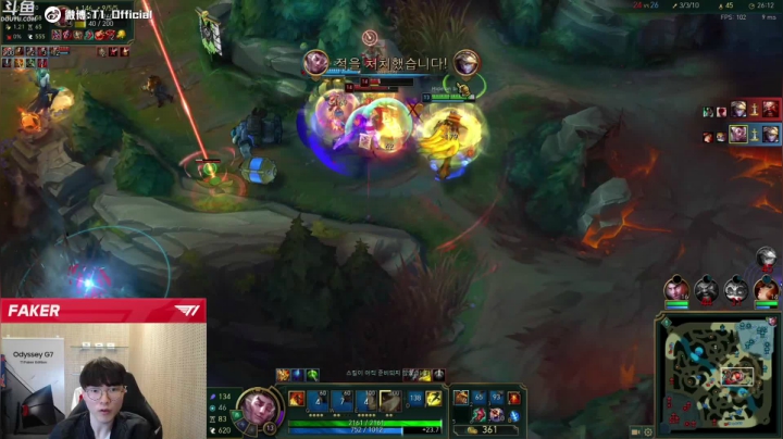 【2021-06-05 22点场】T1直播faker：T1 Faker