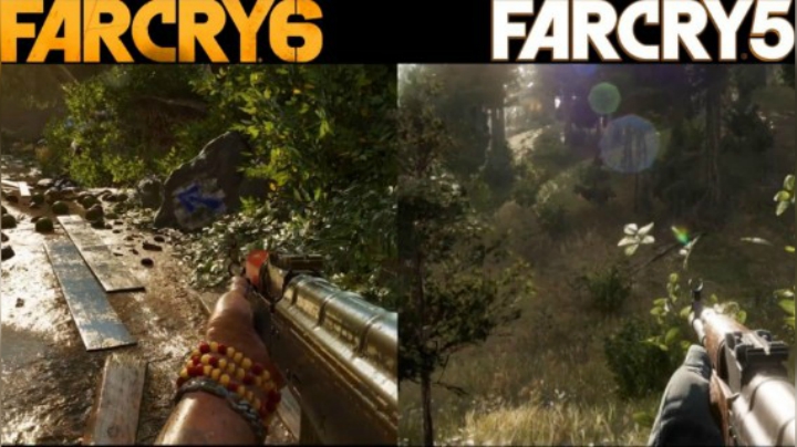 谁更好？《孤岛惊魂6》画面对比《孤岛惊魂5》