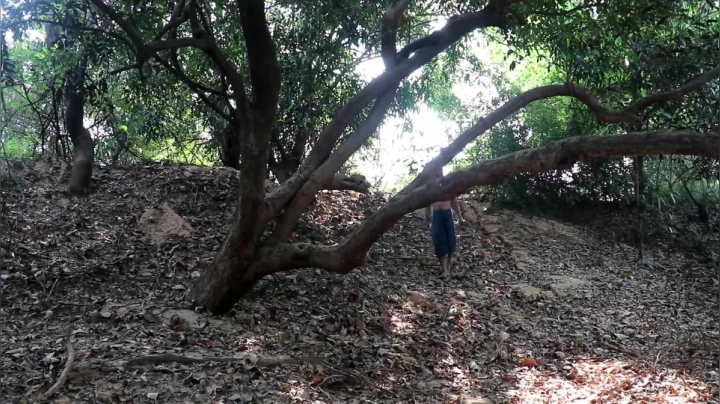 原始生活』冬暖夏凉的地下小屋 (1)