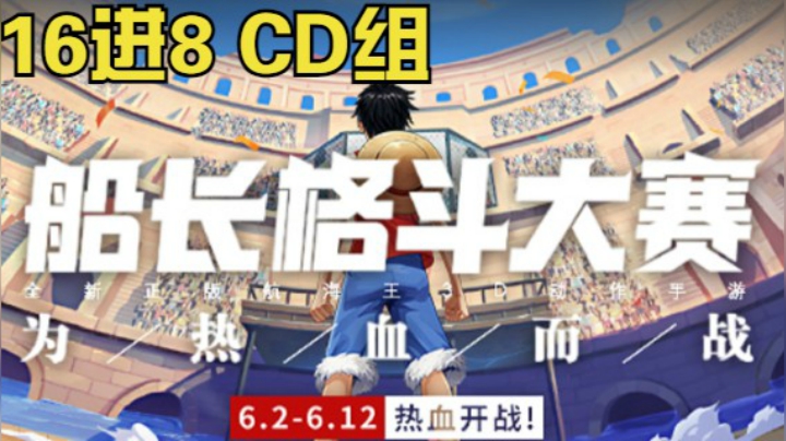 船长格斗赛16进8 CD组