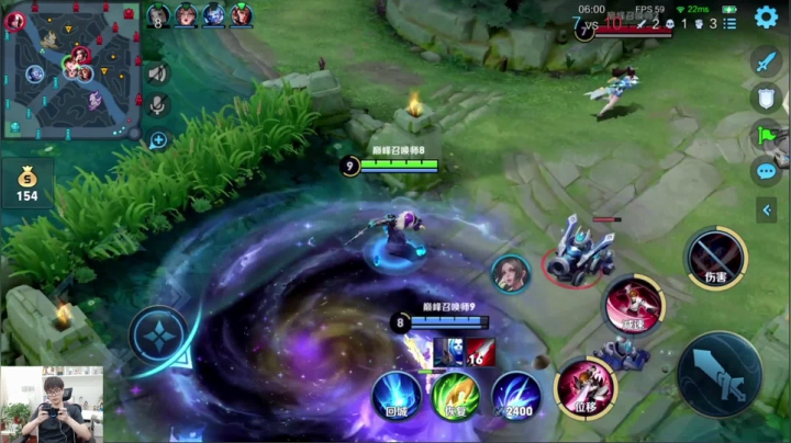 【王者荣耀】白白白白白3的精彩时刻 20210608 23点场