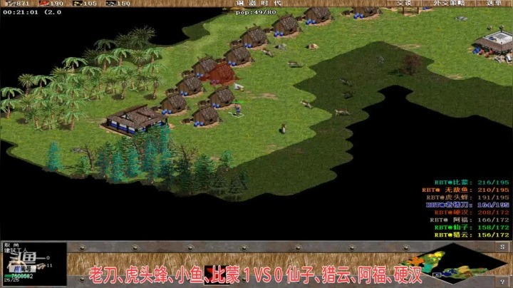 老刀、虎头蜂、比蒙、小鱼儿VS仙子、猎云、阿福、硬汉