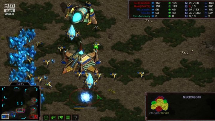 【星际争霸】pvz 1D1Z节奏有点快 OB视角