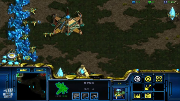 【星际争霸】慢手神族pvp 遇到个不会玩的