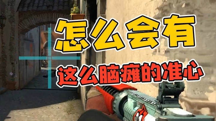 为什么会有人用这么脑瘫的准心啊！
