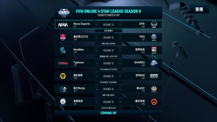 【2021-06-10 03点场】FIFAOnline4官方直播间：FSL S9常规赛day6直播