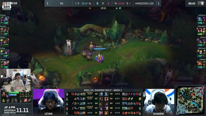 【英雄联盟】金咕咕金咕咕doinb的精彩时刻 20210610 21点场