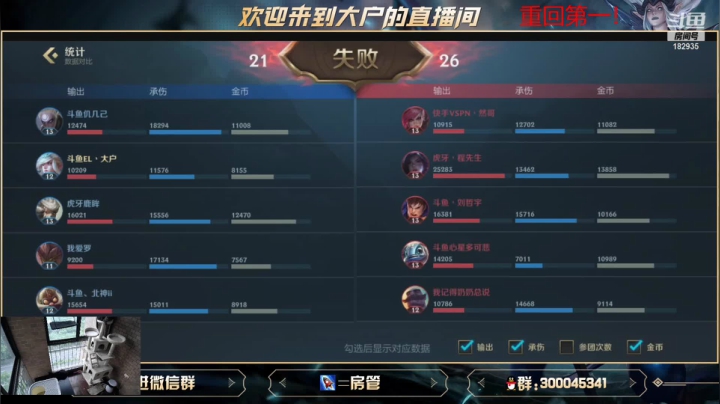 【2021-06-04 15点场】大户呀：国服内测冲第一 目前第三