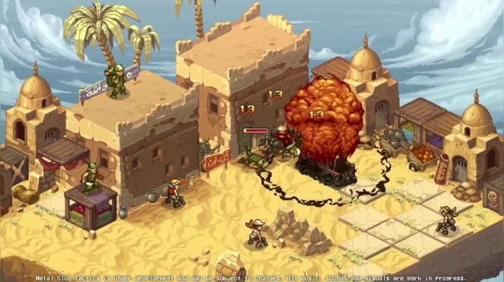 爷青回！回合策略游戏《合金弹头 战术》公布