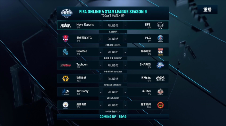 【2021-06-12 17点场】FIFAOnline4官方直播间：FSL S9常规赛重播