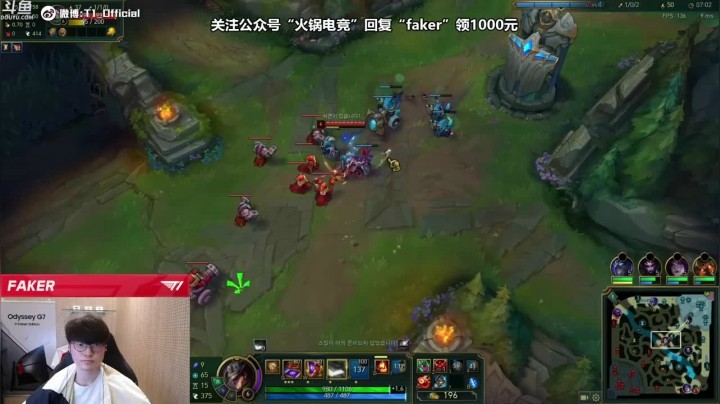 【faker】中单卡牌，神级运营，对手不投根本没法玩