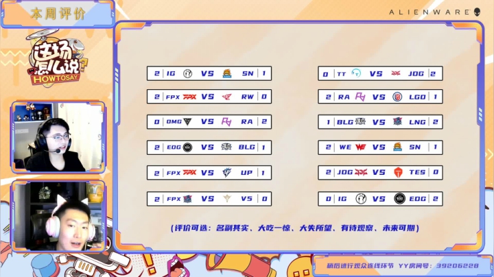 【2021-06-12 21点场】英雄联盟赛事2：这场怎么说 泽元雨童复盘LPL