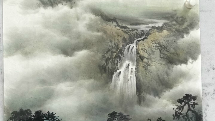 国画山水作品技法分享