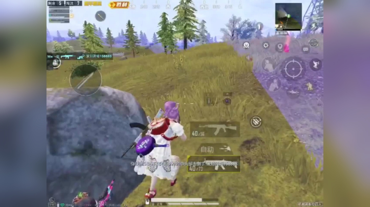 和平精英山谷钢枪吃鸡