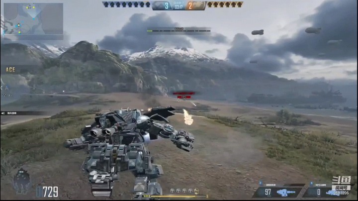 CFHD机甲战神！实力丝血1V3恐怖反杀！