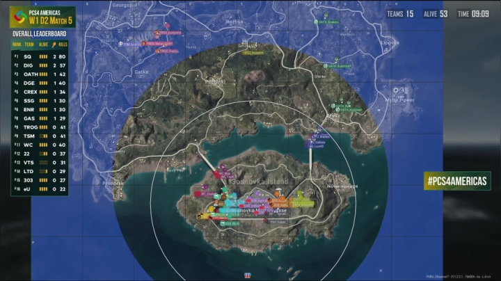 【绝地求生PUBG】 20210612_PCS4洲际赛 _北美赛区_Match 5_Oath Win